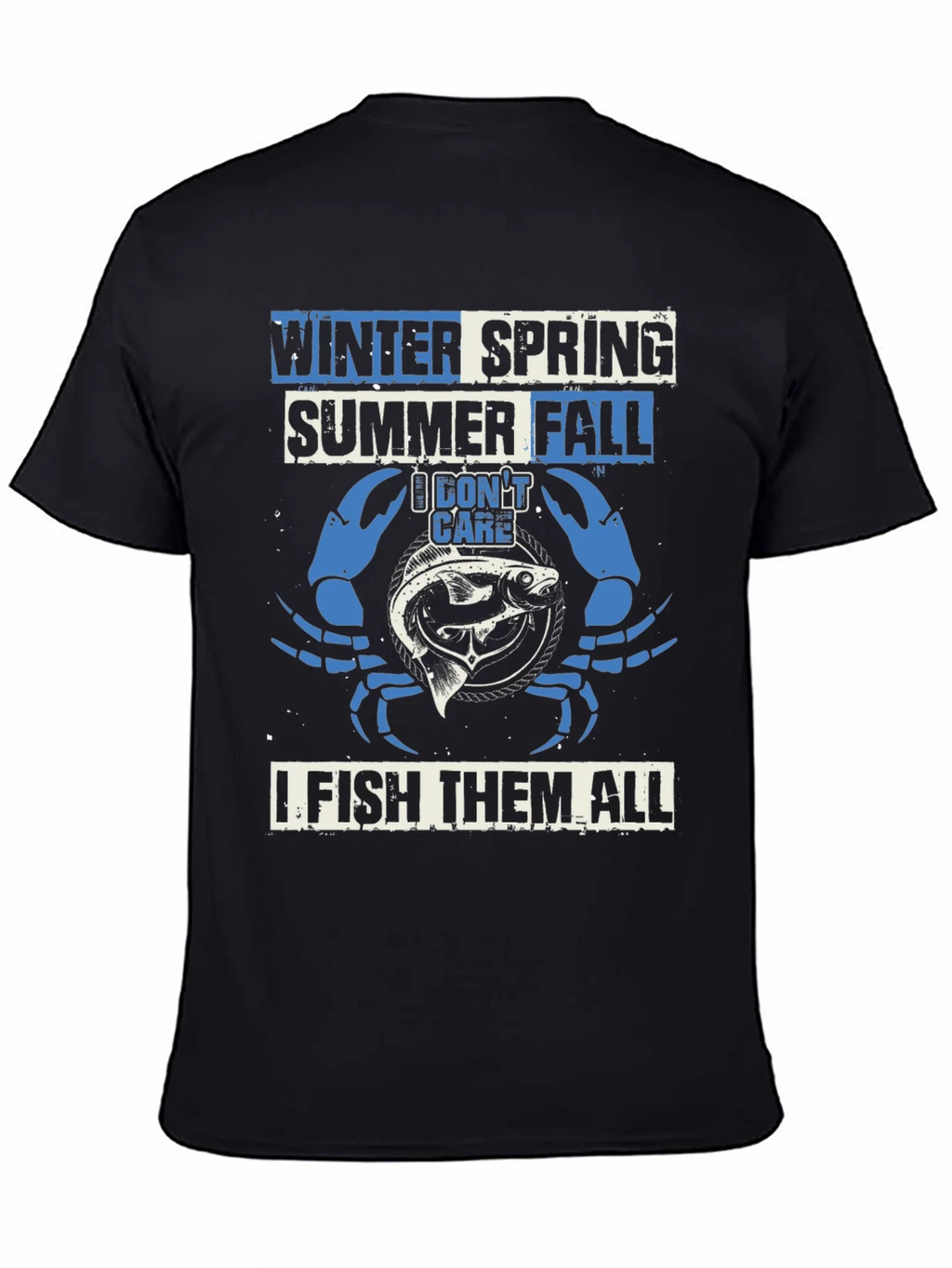 Fishing T-Shirt: Winter Spring Summer Fall