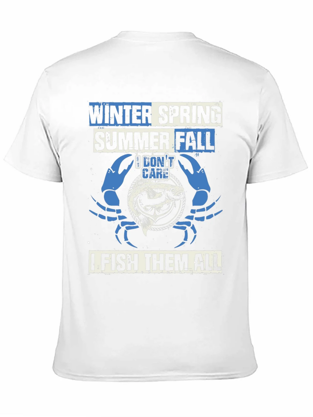 Fishing T-Shirt: Winter Spring Summer Fall