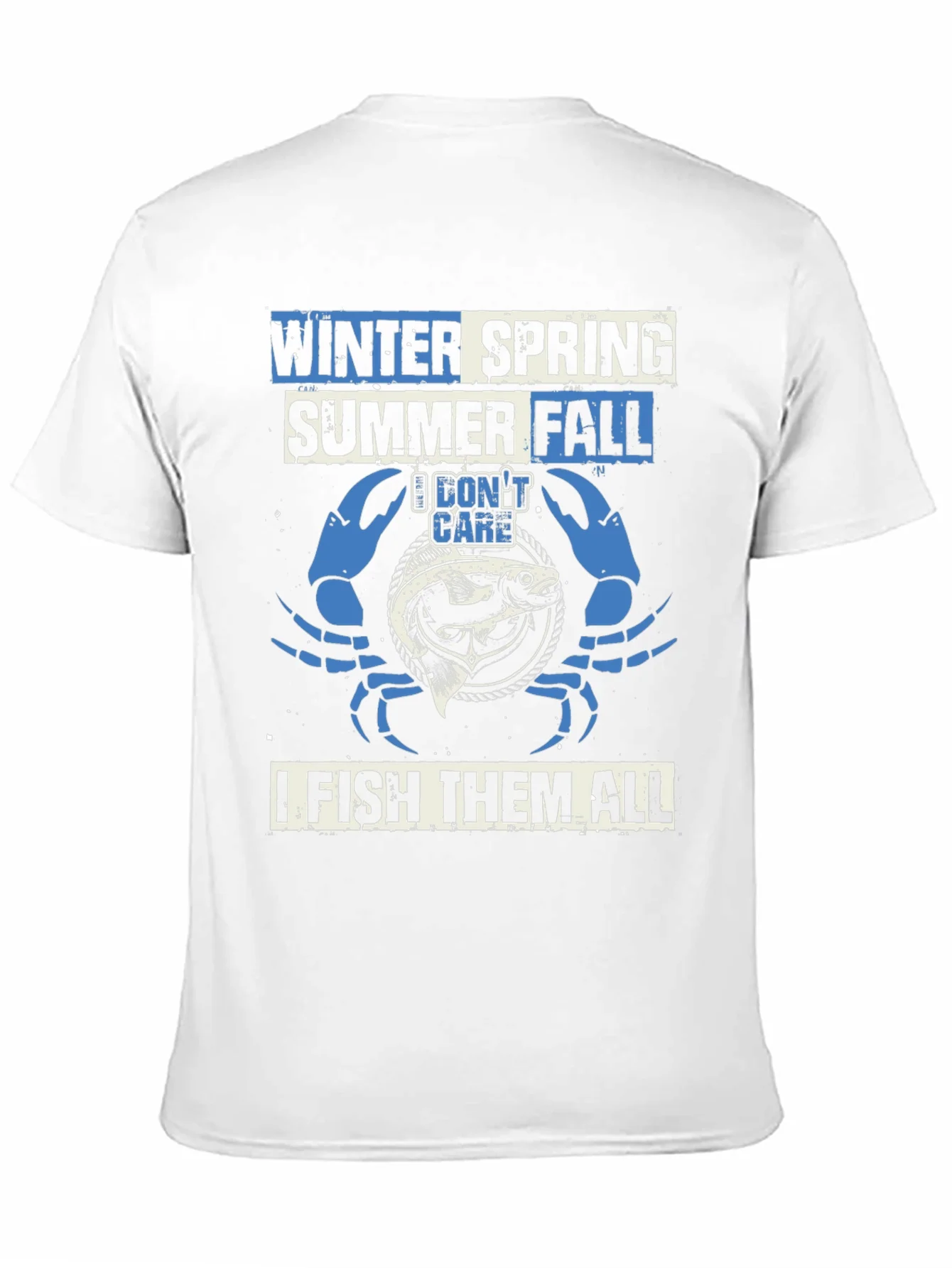 Fishing T-Shirt: Winter Spring Summer Fall