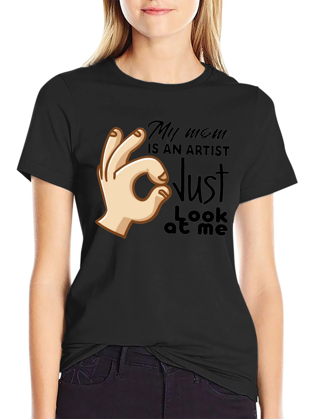 My Mom is an Artist T-Shirt - Funny Graphic Tee