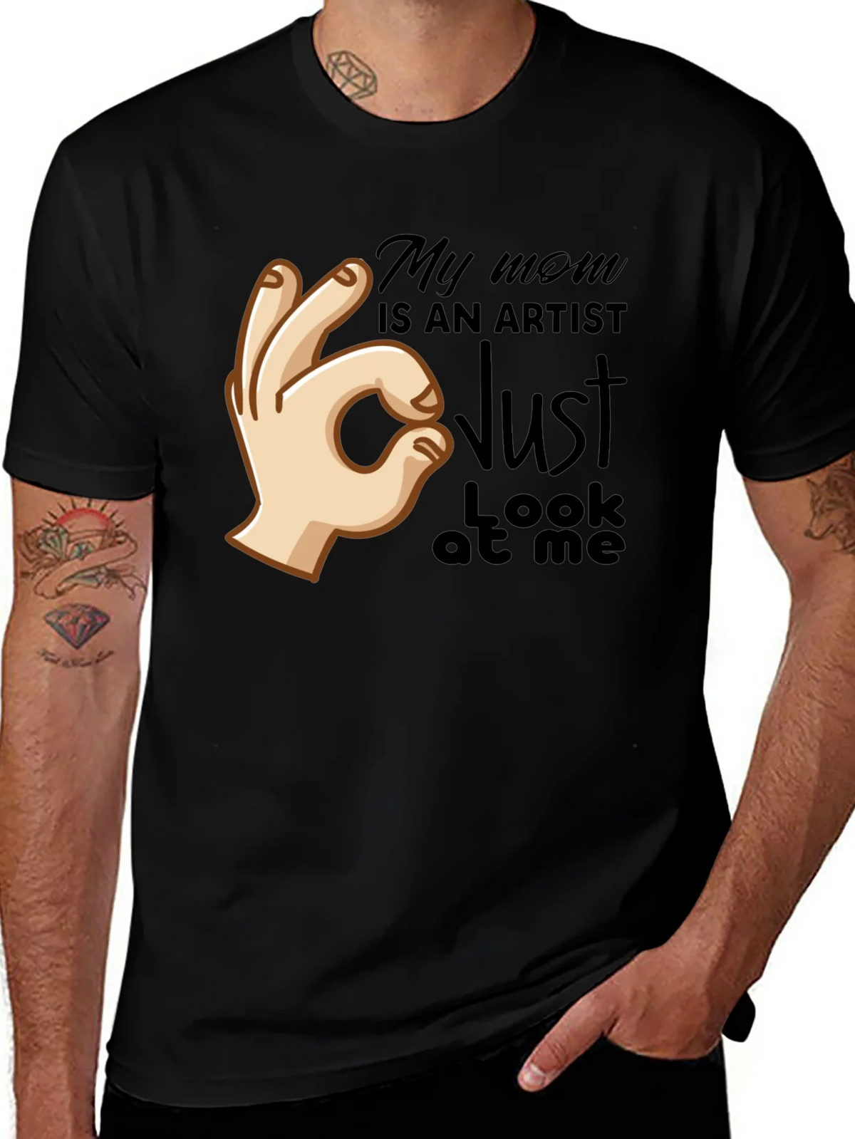 My Mom is an Artist T-Shirt - Funny Graphic Tee