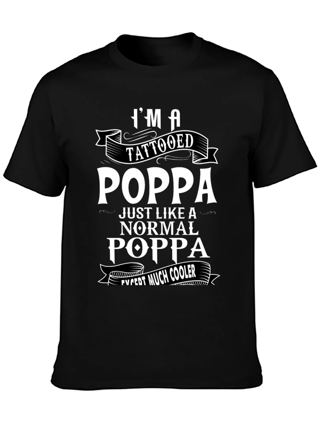 Tattooed Poppa T-Shirt - Cool Dad Tee