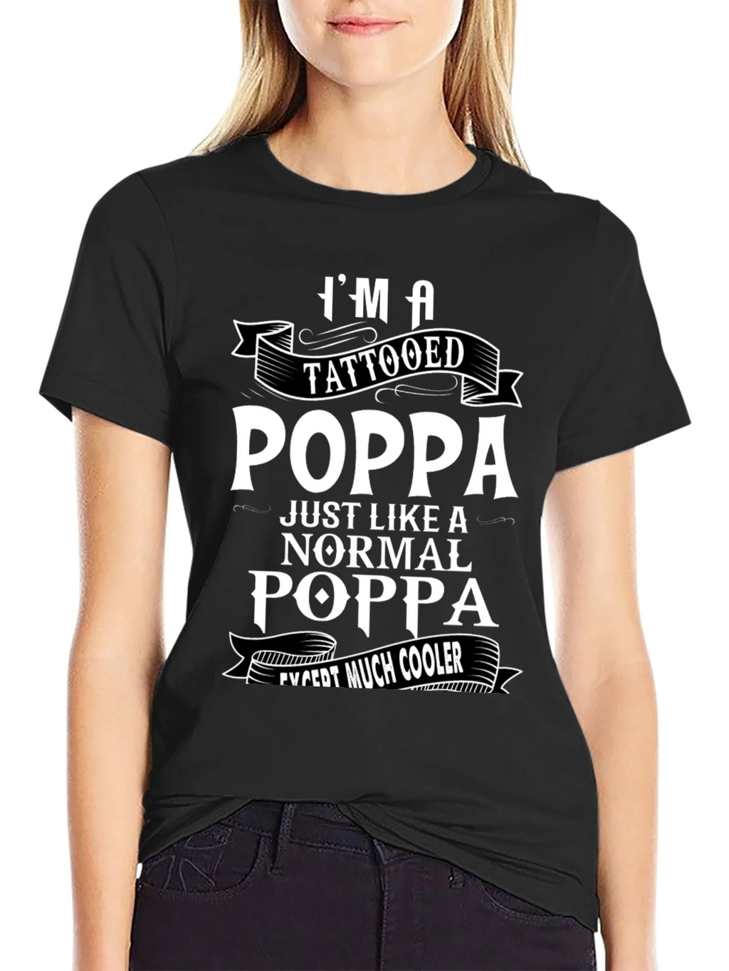 Tattooed Poppa T-Shirt - Cool Dad Tee