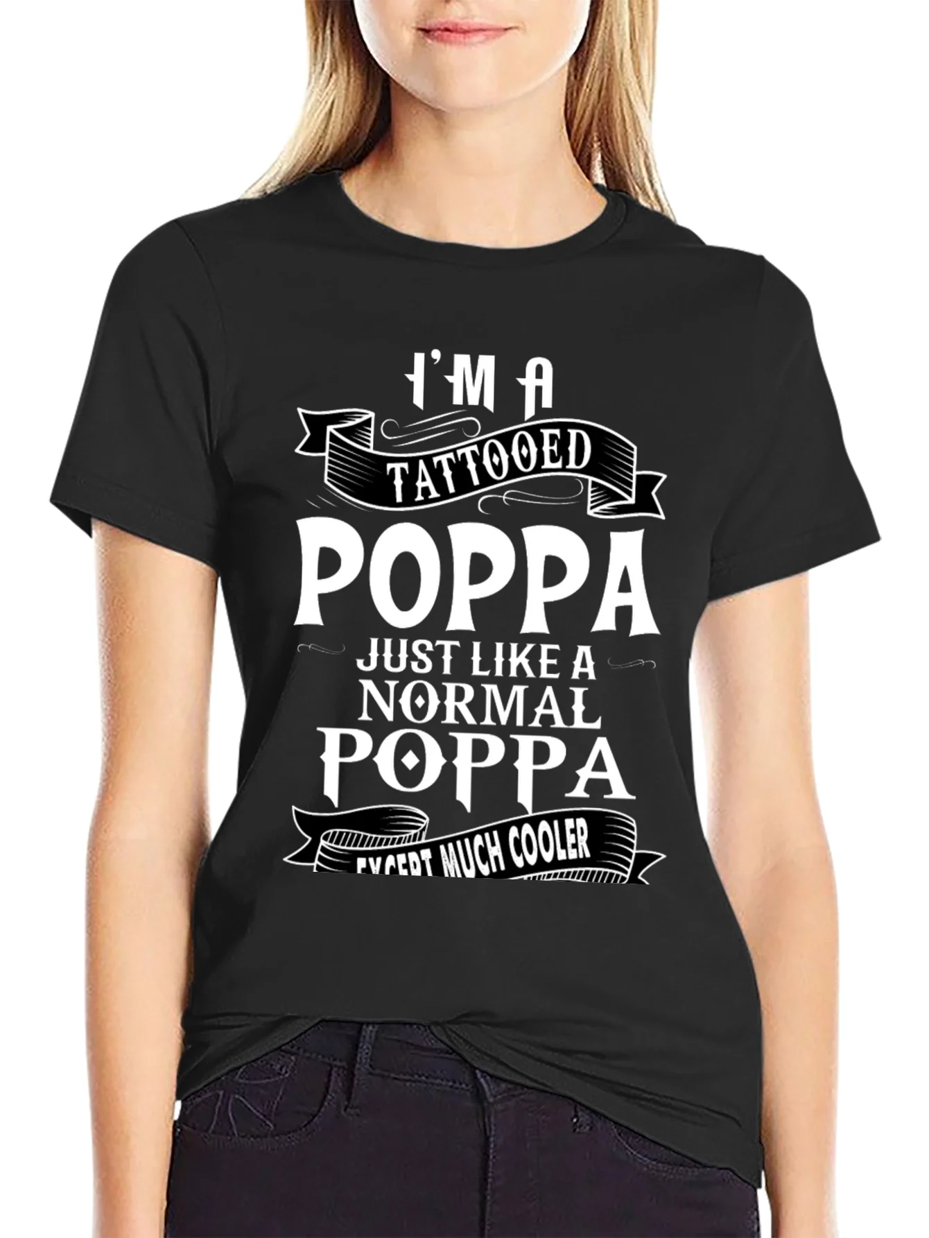 Tattooed Poppa T-Shirt - Cool Dad Tee