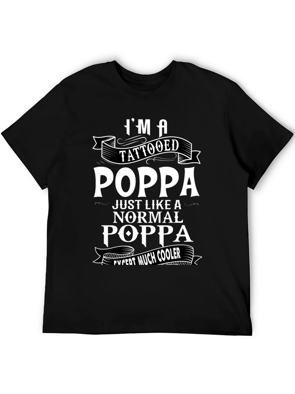 Tattooed Poppa T-Shirt - Cool Dad Tee