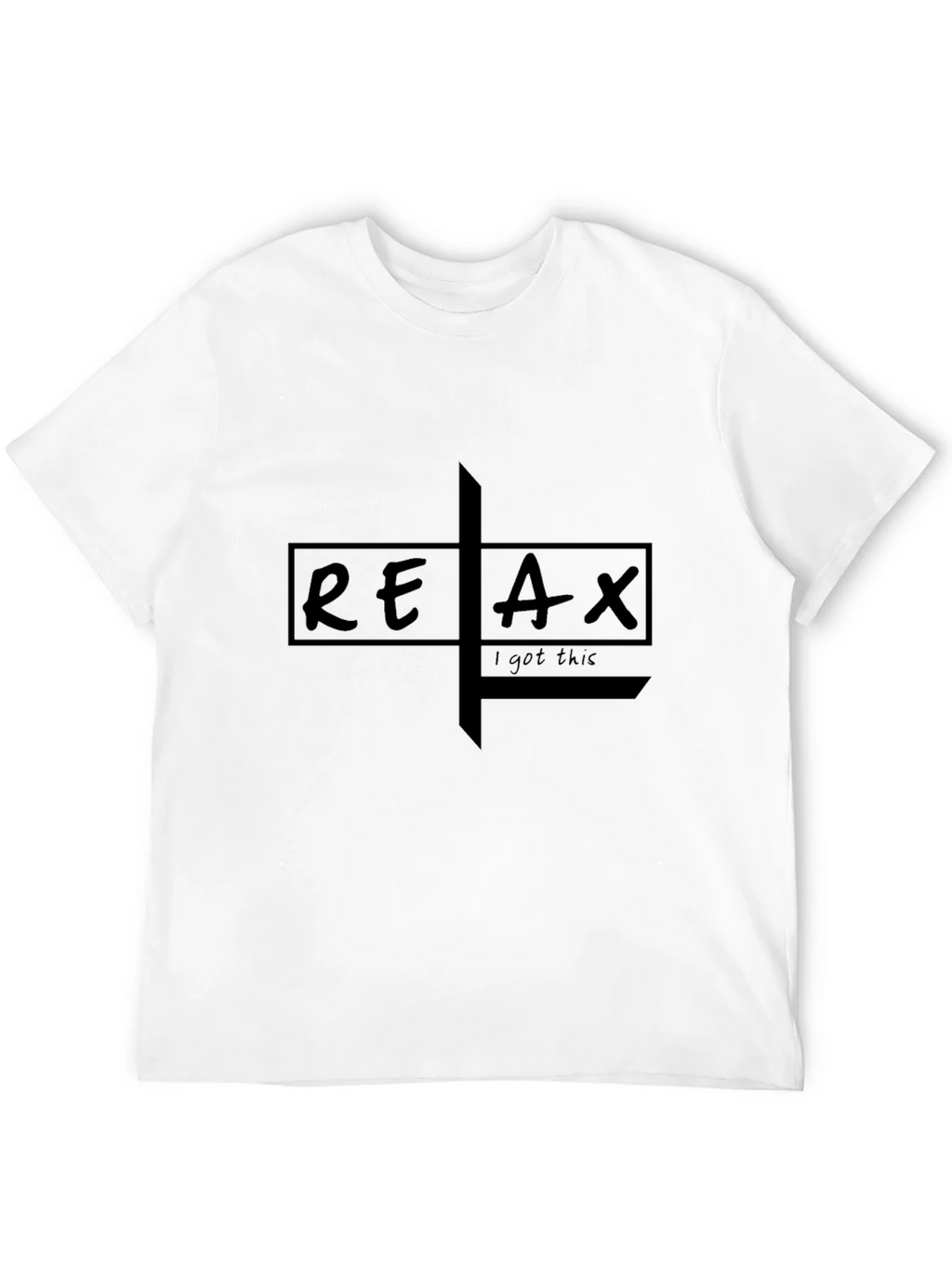 Relax Graphic Tee - Mens Black T-Shirt