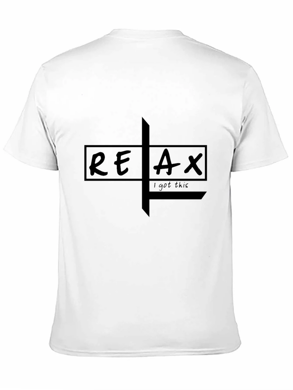 Relax Graphic Tee - Mens Black T-Shirt