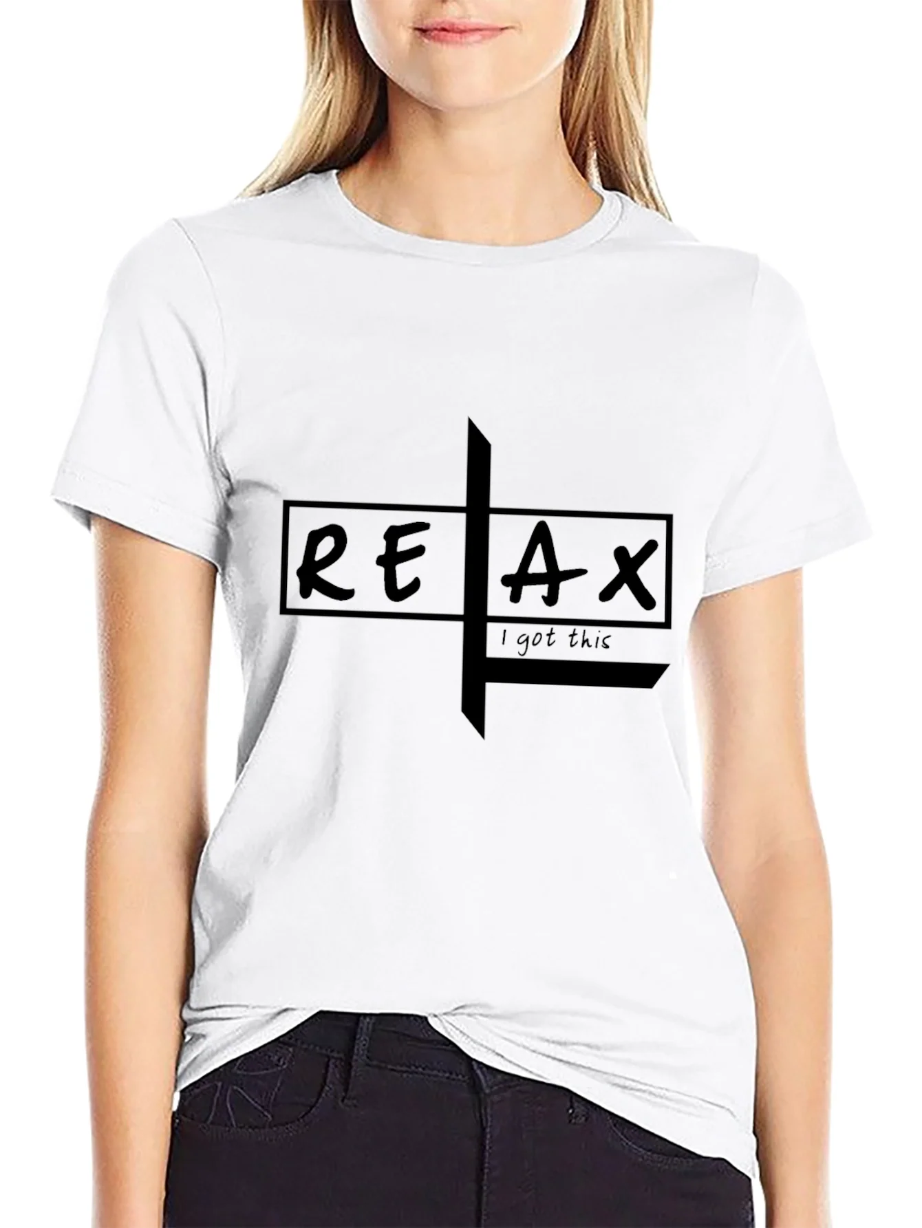 Relax Graphic Tee - Mens Black T-Shirt
