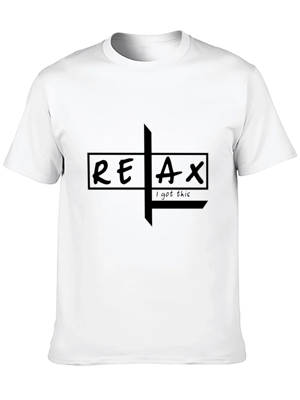 Relax Graphic Tee - Mens Black T-Shirt