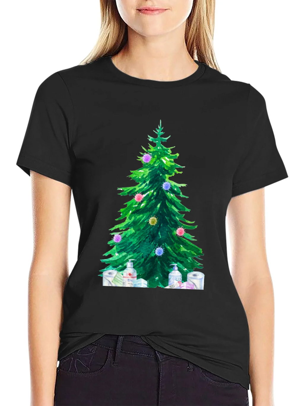 Christmas Tree Pandemic Holiday T-Shirt