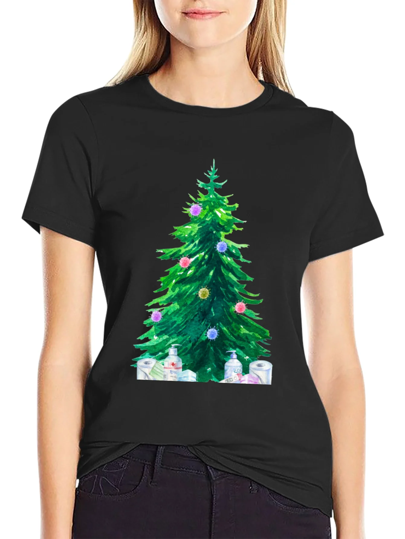 Christmas Tree Pandemic Holiday T-Shirt