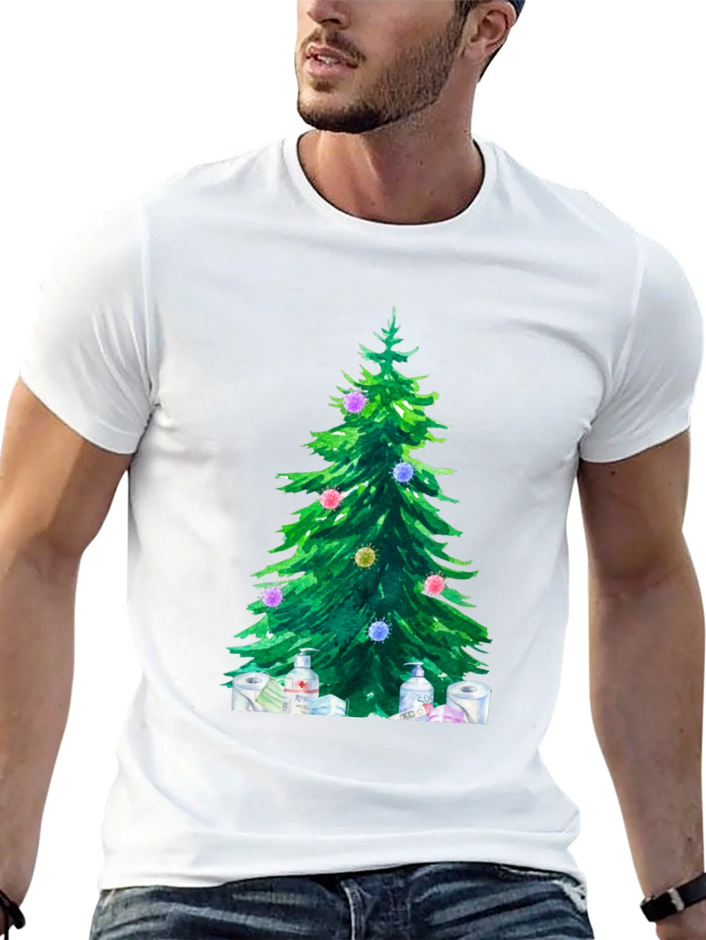 Christmas Tree Pandemic Holiday T-Shirt