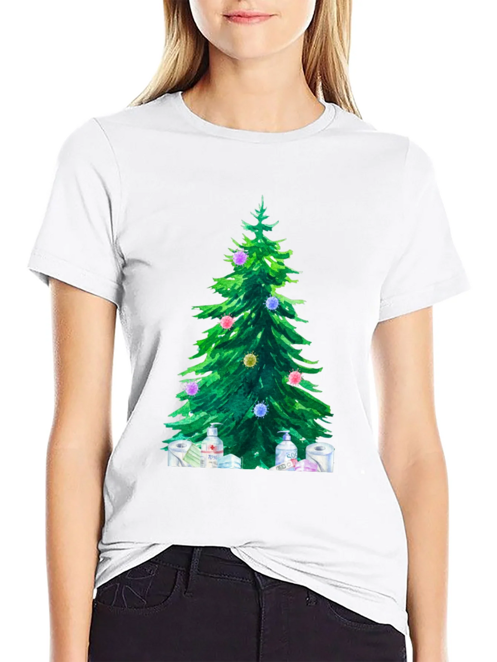 Christmas Tree Pandemic Holiday T-Shirt