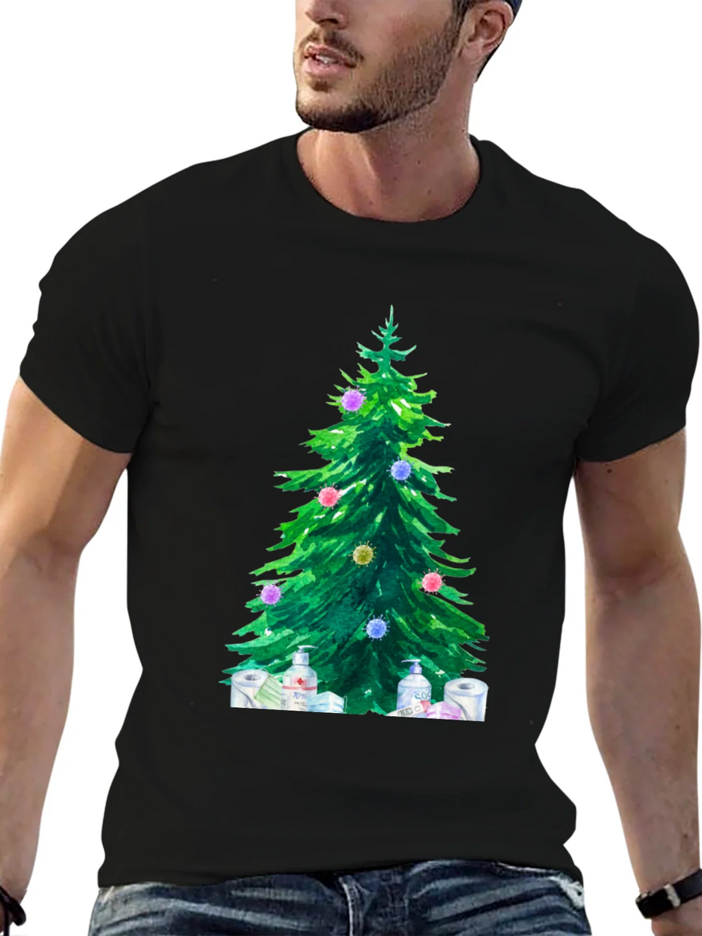 Christmas Tree Pandemic Holiday T-Shirt