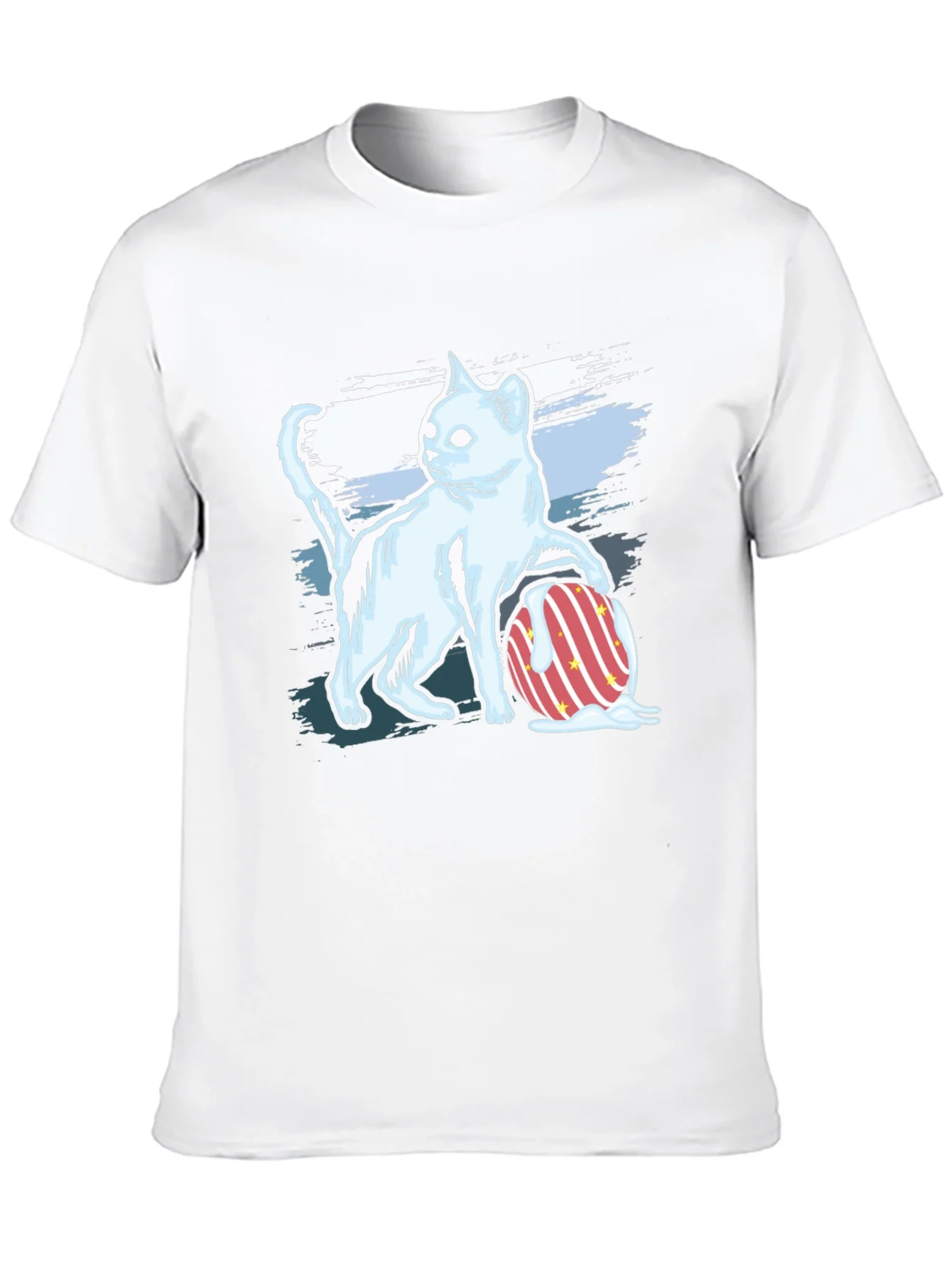 Melting Easter Egg Cat T-Shirt