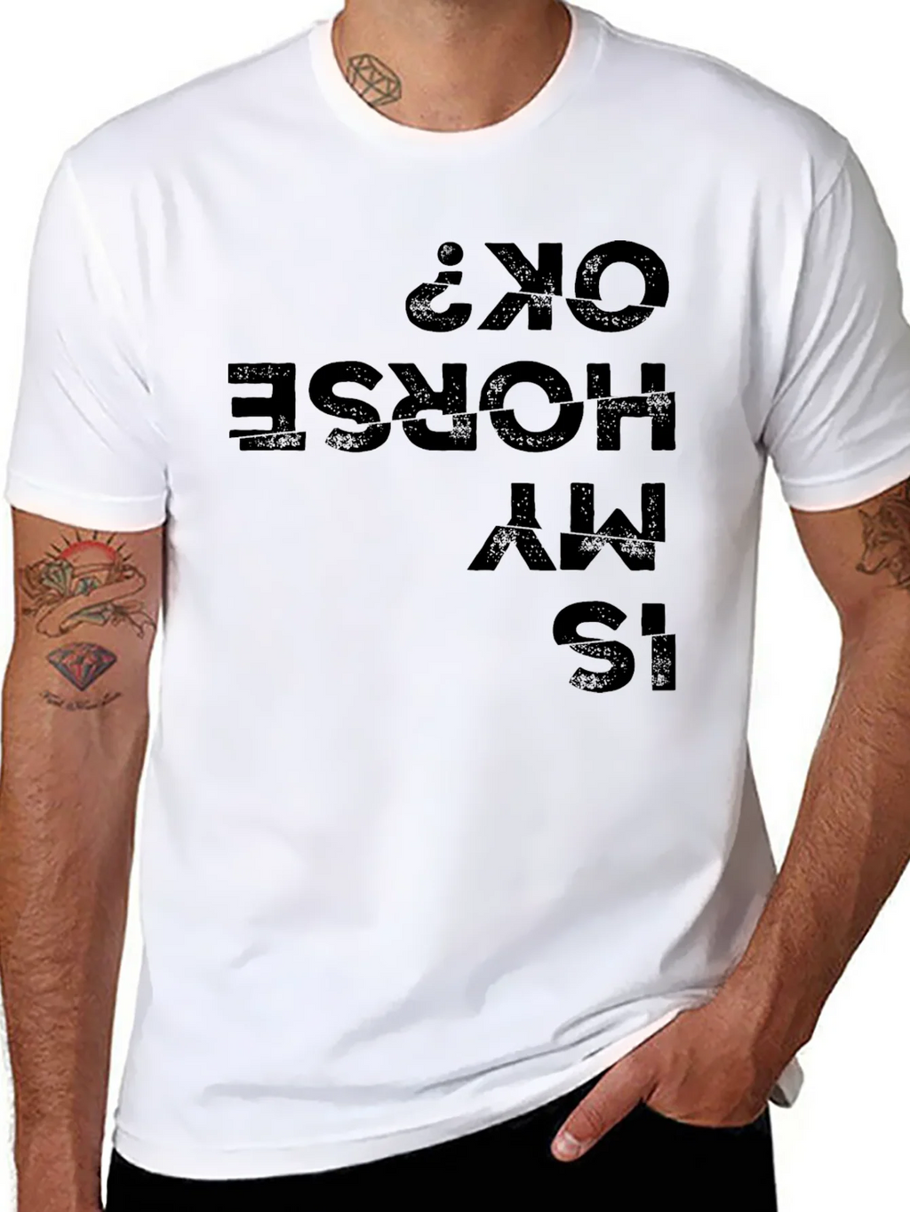 Is My Horse OK? Funny Graphic Tee