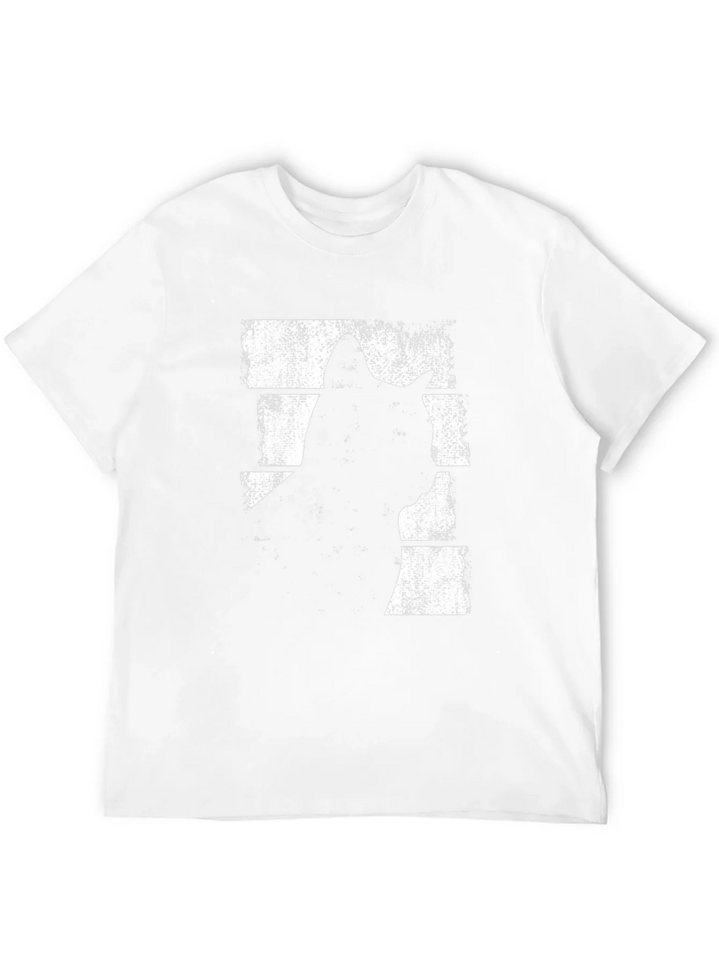 Cool Cat Silhouette Graphic Tee - Black