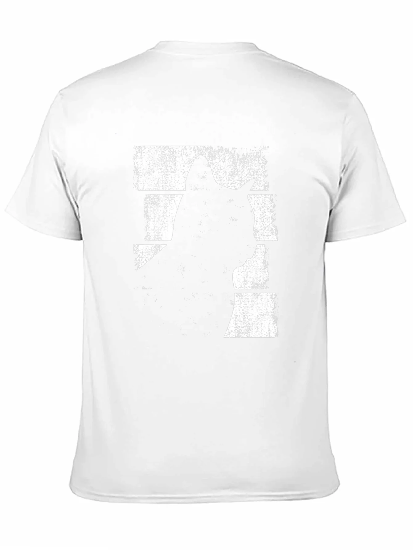Cool Cat Silhouette Graphic Tee - Black