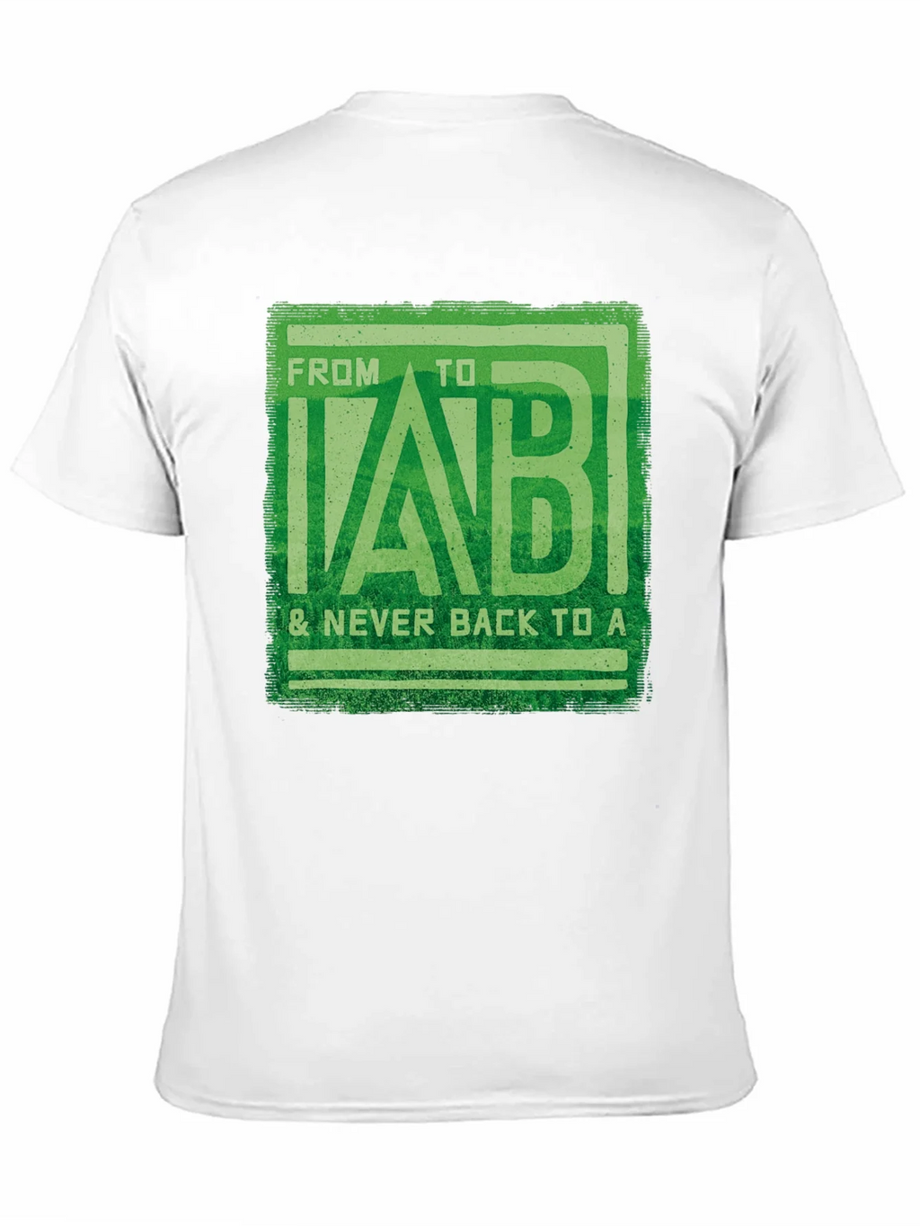 From B to LAB Mens Black T-Shirt
