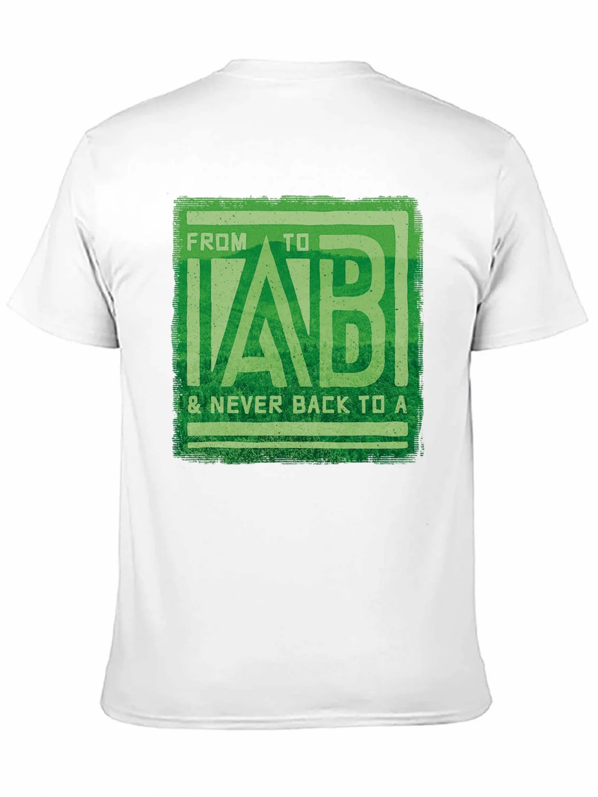 From B to LAB Mens Black T-Shirt