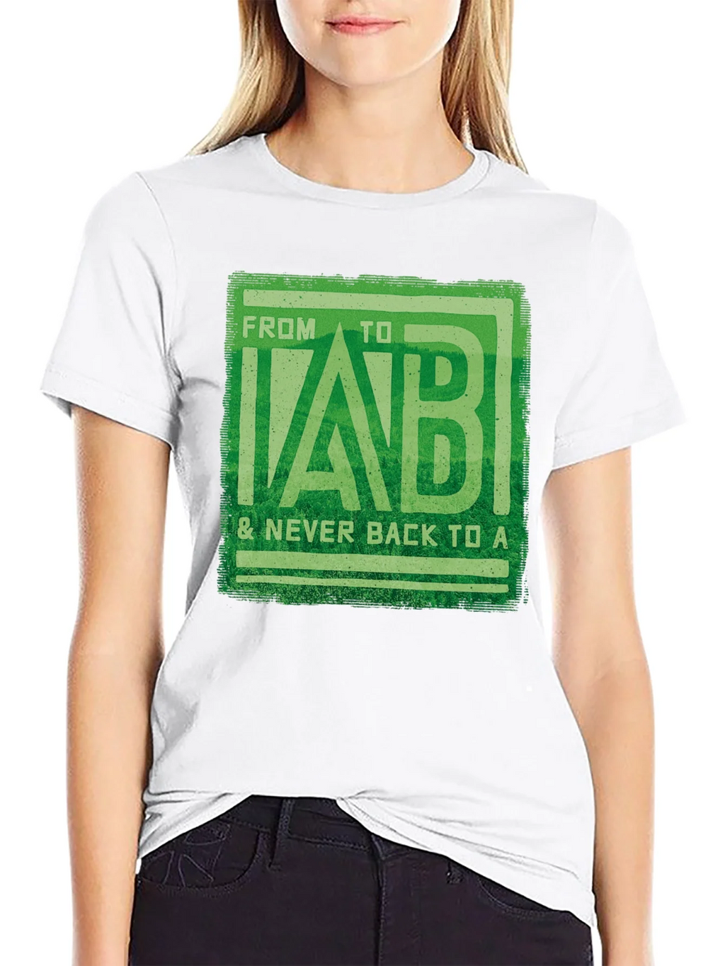 From B to LAB Mens Black T-Shirt