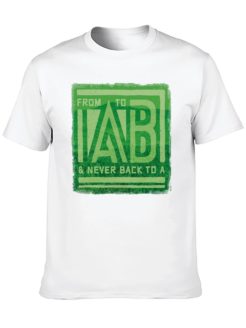 From B to LAB Mens Black T-Shirt