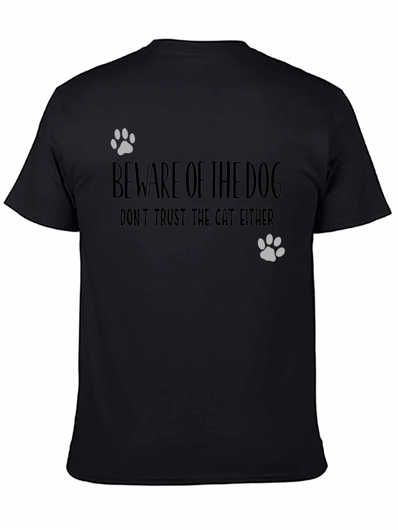 Beware of Dog Funny Graphic Tee