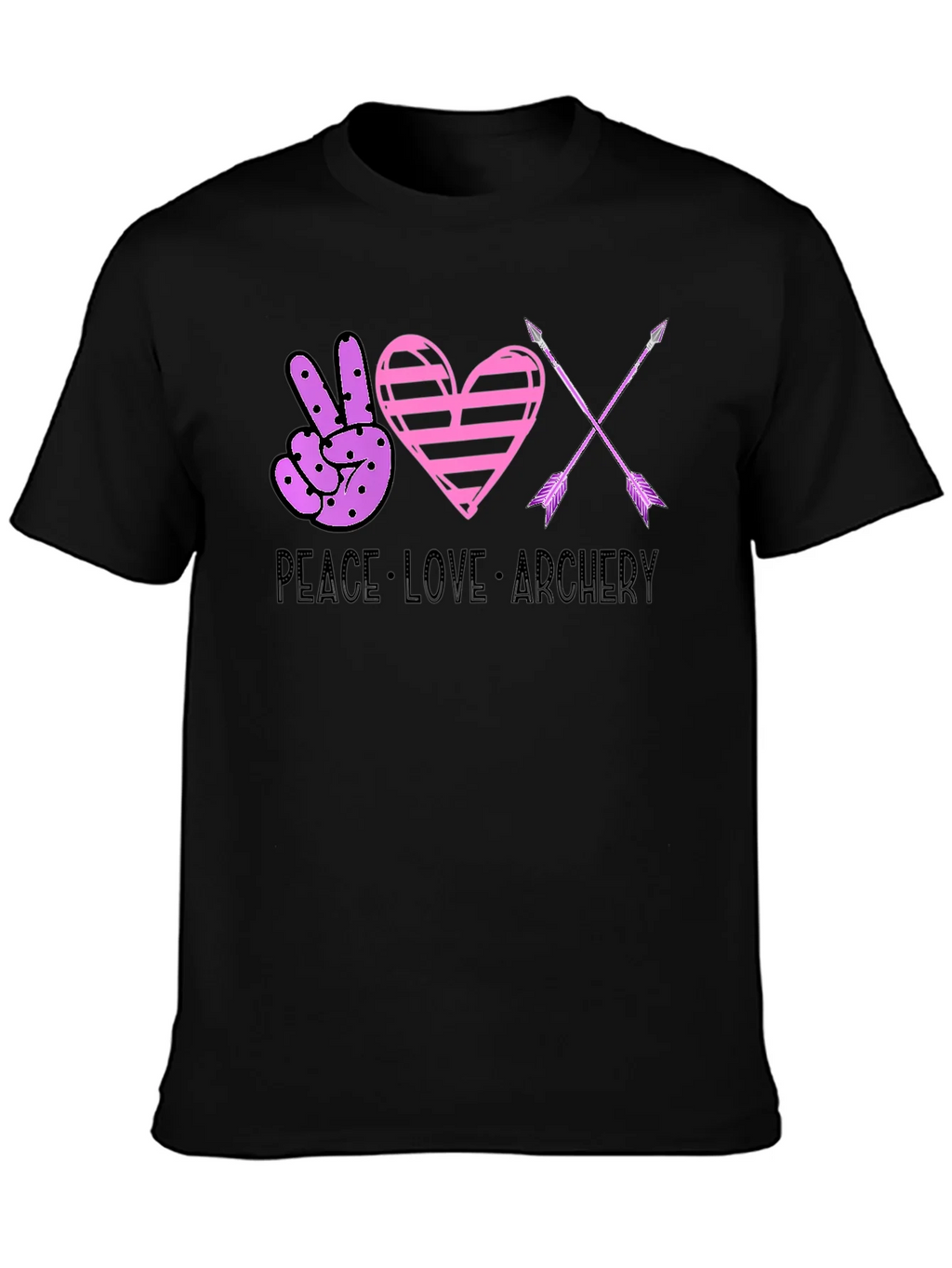 Peace Love Archery Graphic Tee
