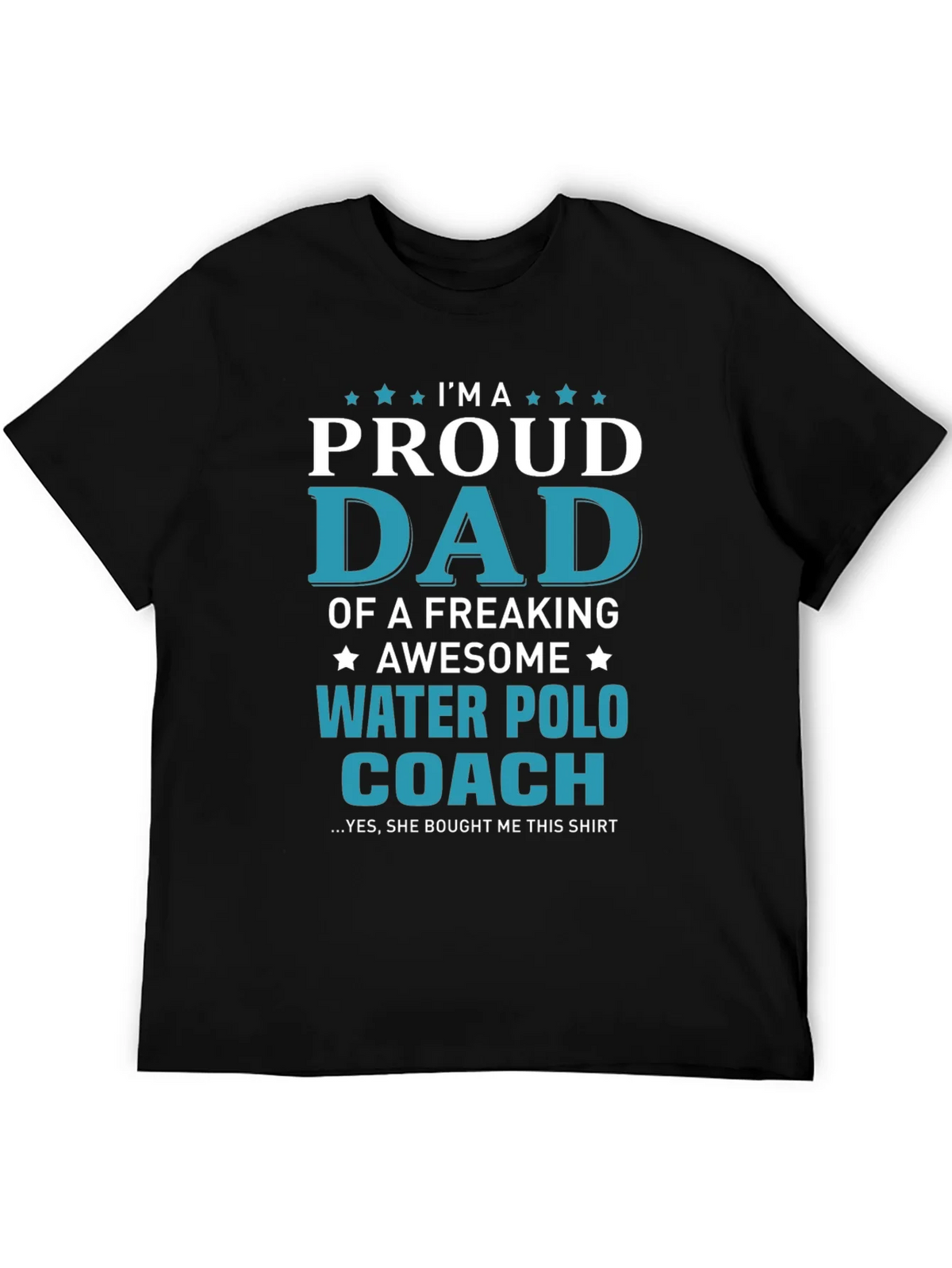 Proud Dad Water Polo Coach T-Shirt