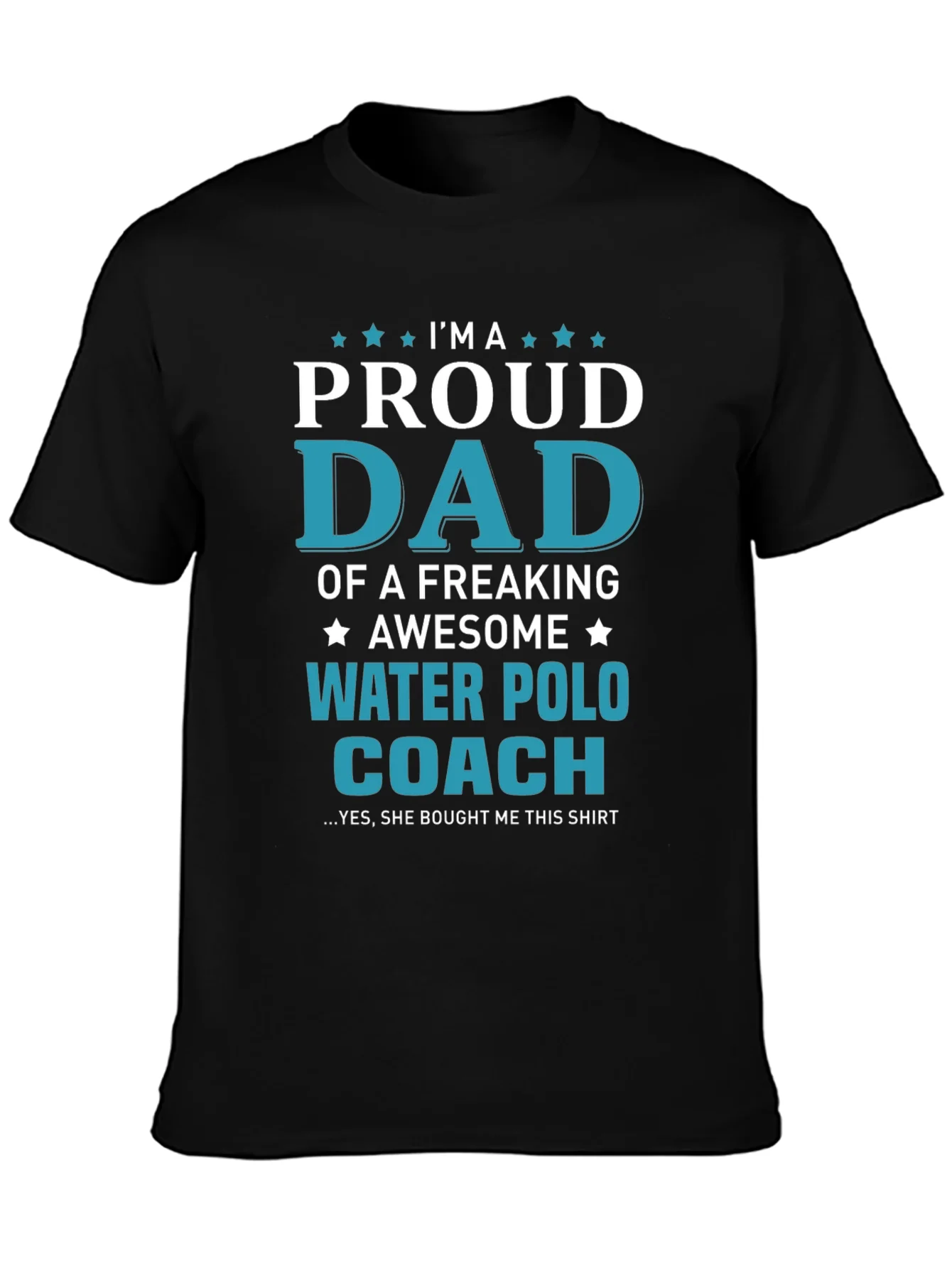 Proud Dad Water Polo Coach T-Shirt