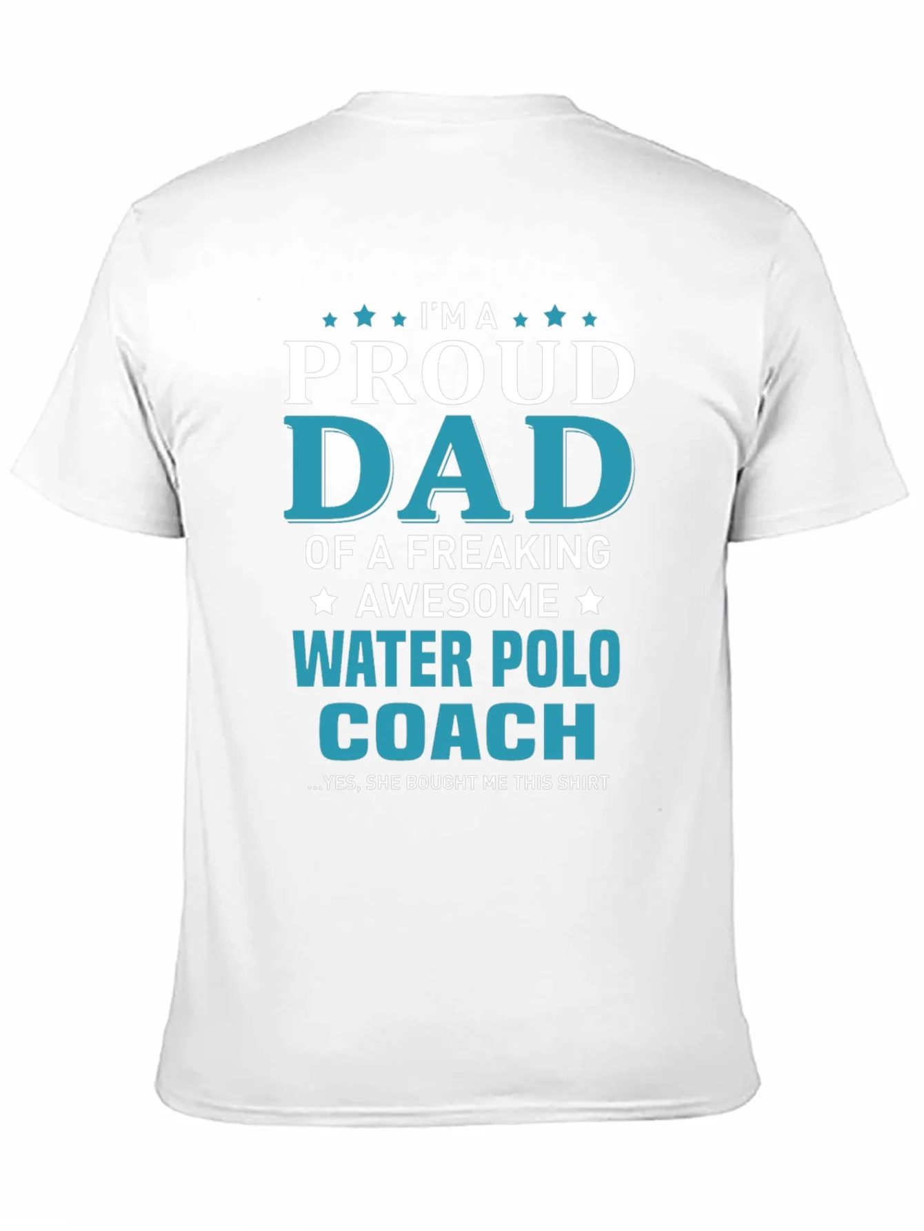 Proud Dad Water Polo Coach T-Shirt