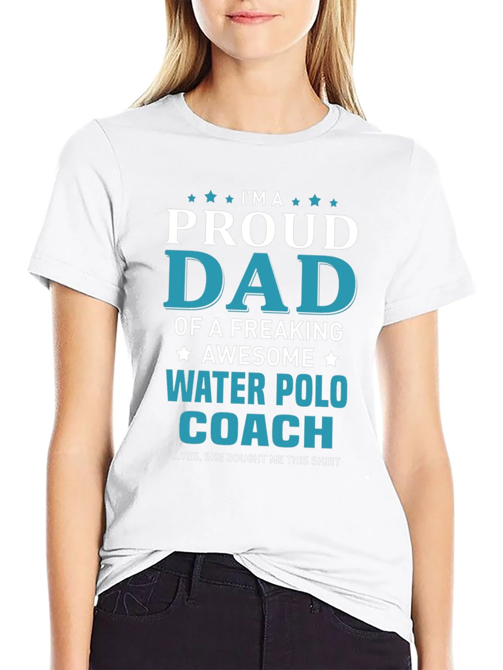 Proud Dad Water Polo Coach T-Shirt