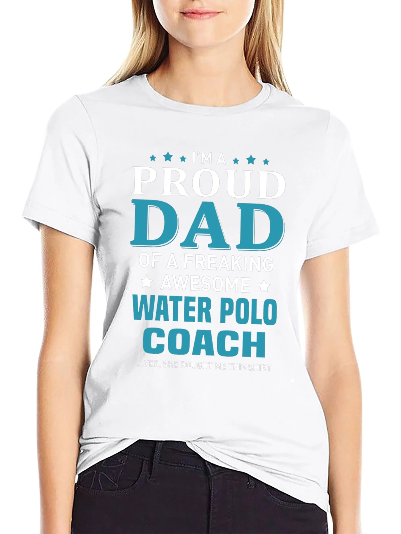 Proud Dad Water Polo Coach T-Shirt