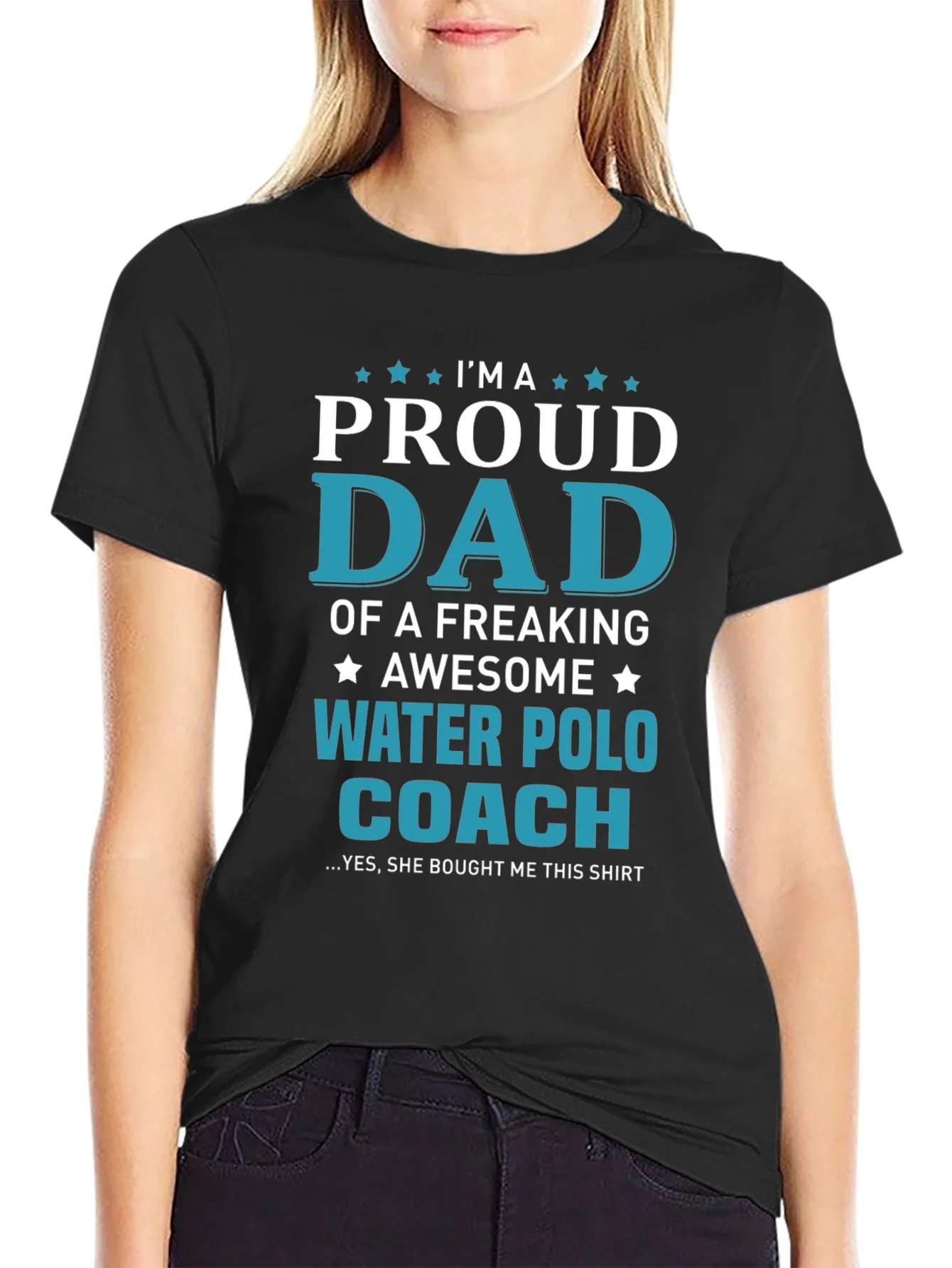 Proud Dad Water Polo Coach T-Shirt