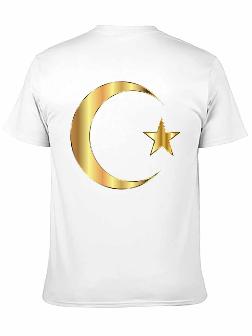 Islamic Crescent Star Graphic Tee - Black