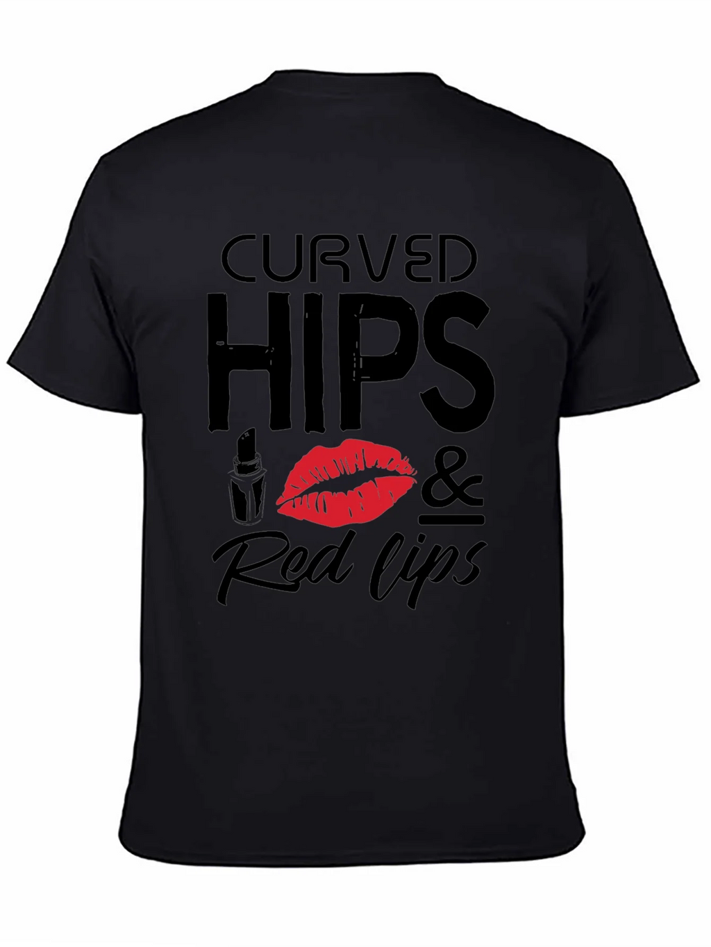 Curved Hips & Red Lips Graphic Tee