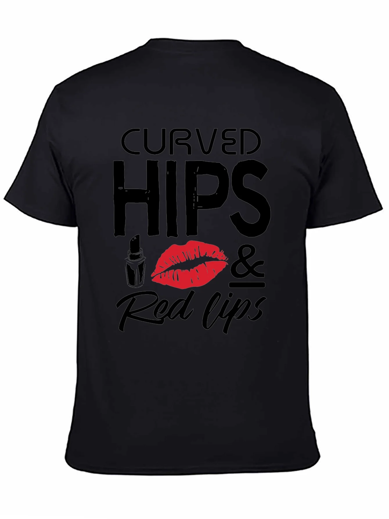 Curved Hips & Red Lips Graphic Tee