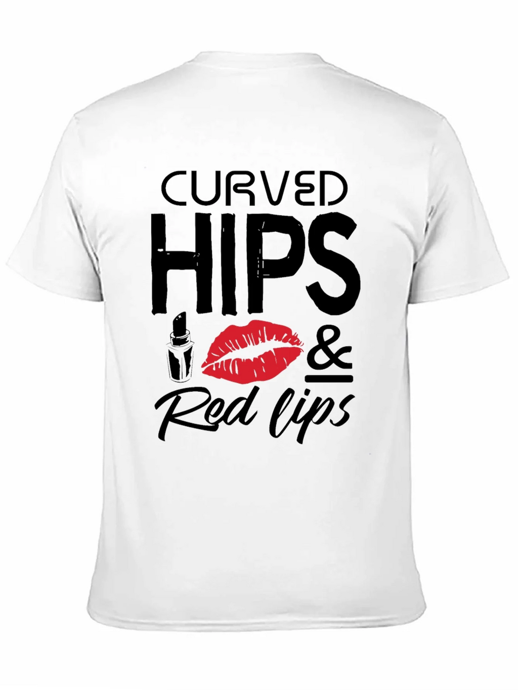 Curved Hips & Red Lips Graphic Tee