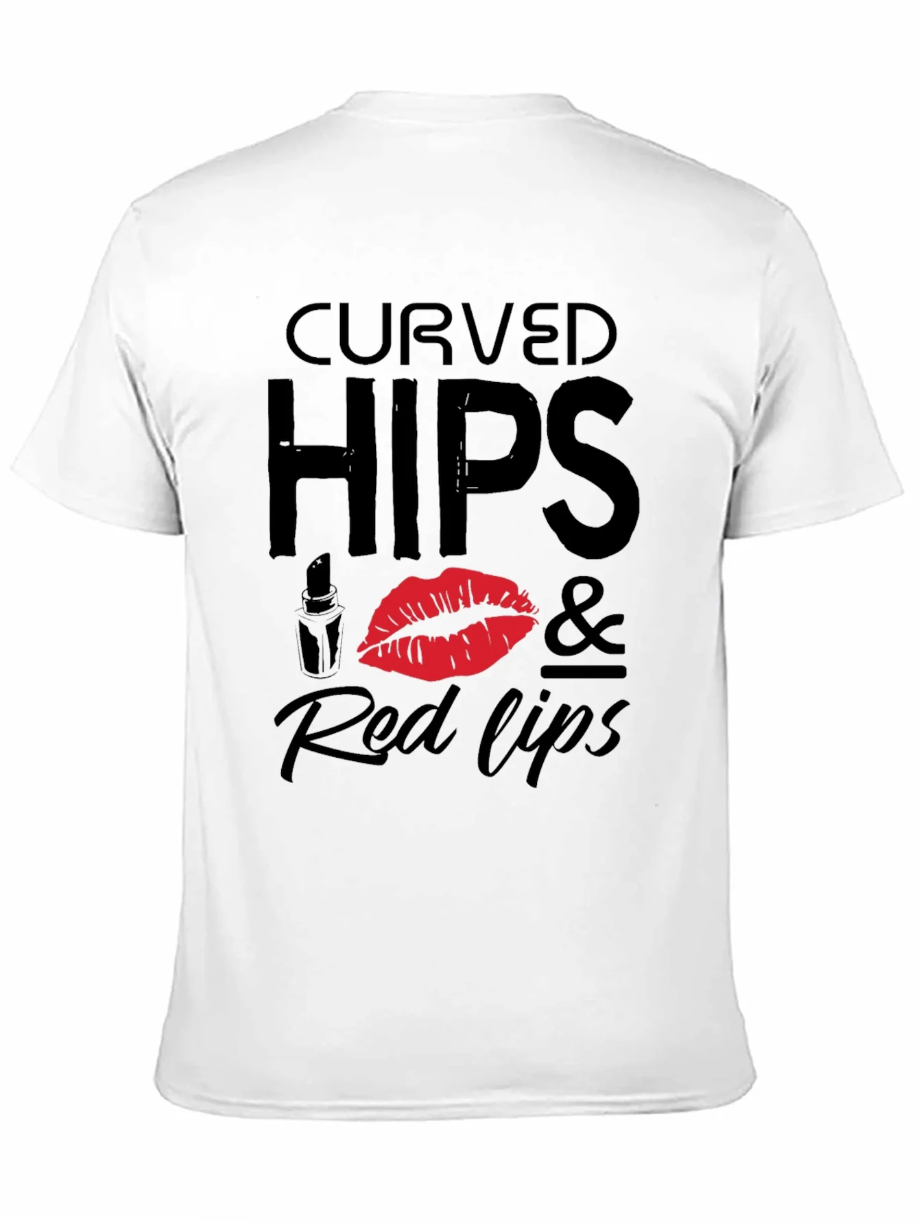 Curved Hips & Red Lips Graphic Tee