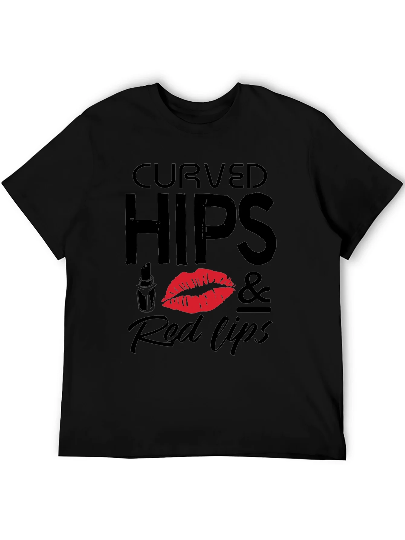 Curved Hips & Red Lips Graphic Tee