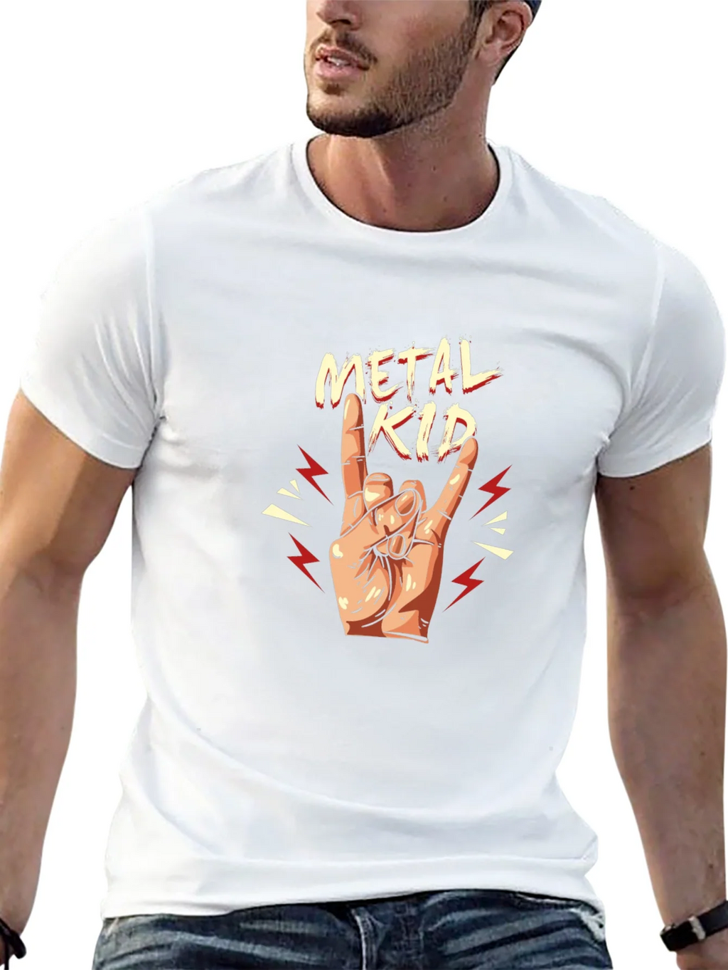 Metal Kid T-Shirt - Rock On Graphic Tee