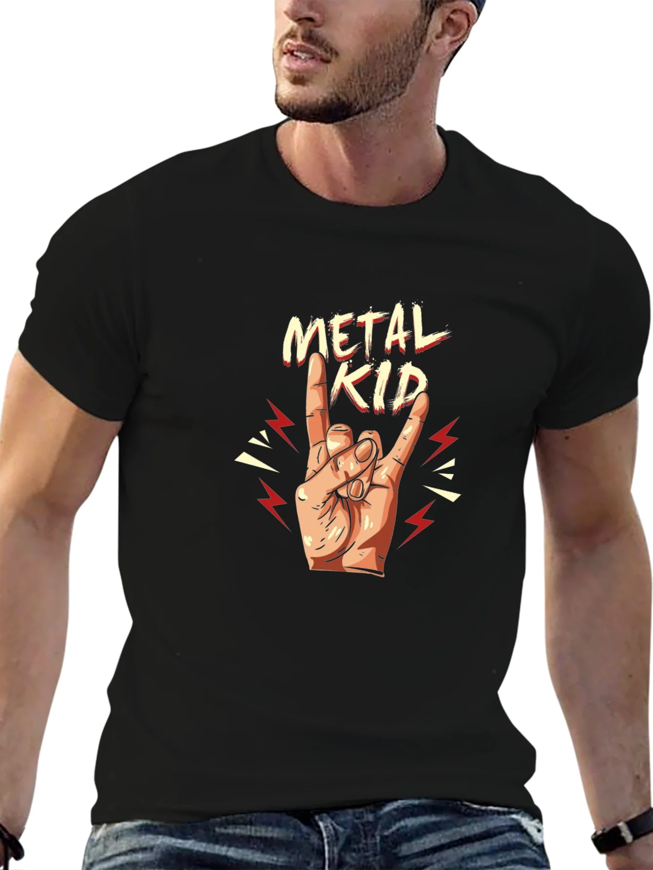 Metal Kid T-Shirt - Rock On Graphic Tee
