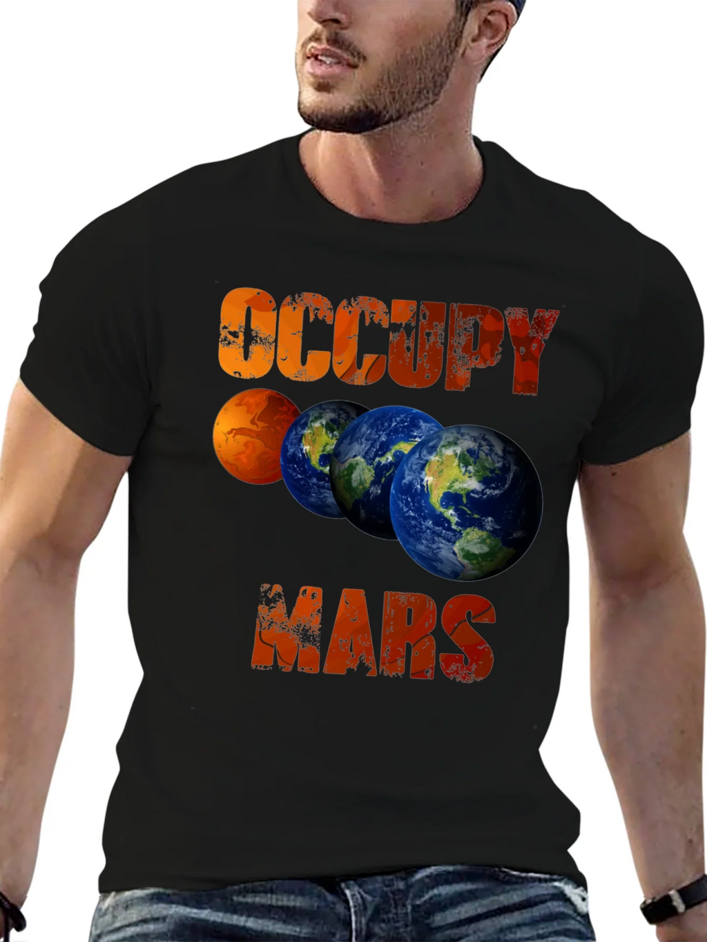 Occupy Mars T-Shirt - Planets & Space Design