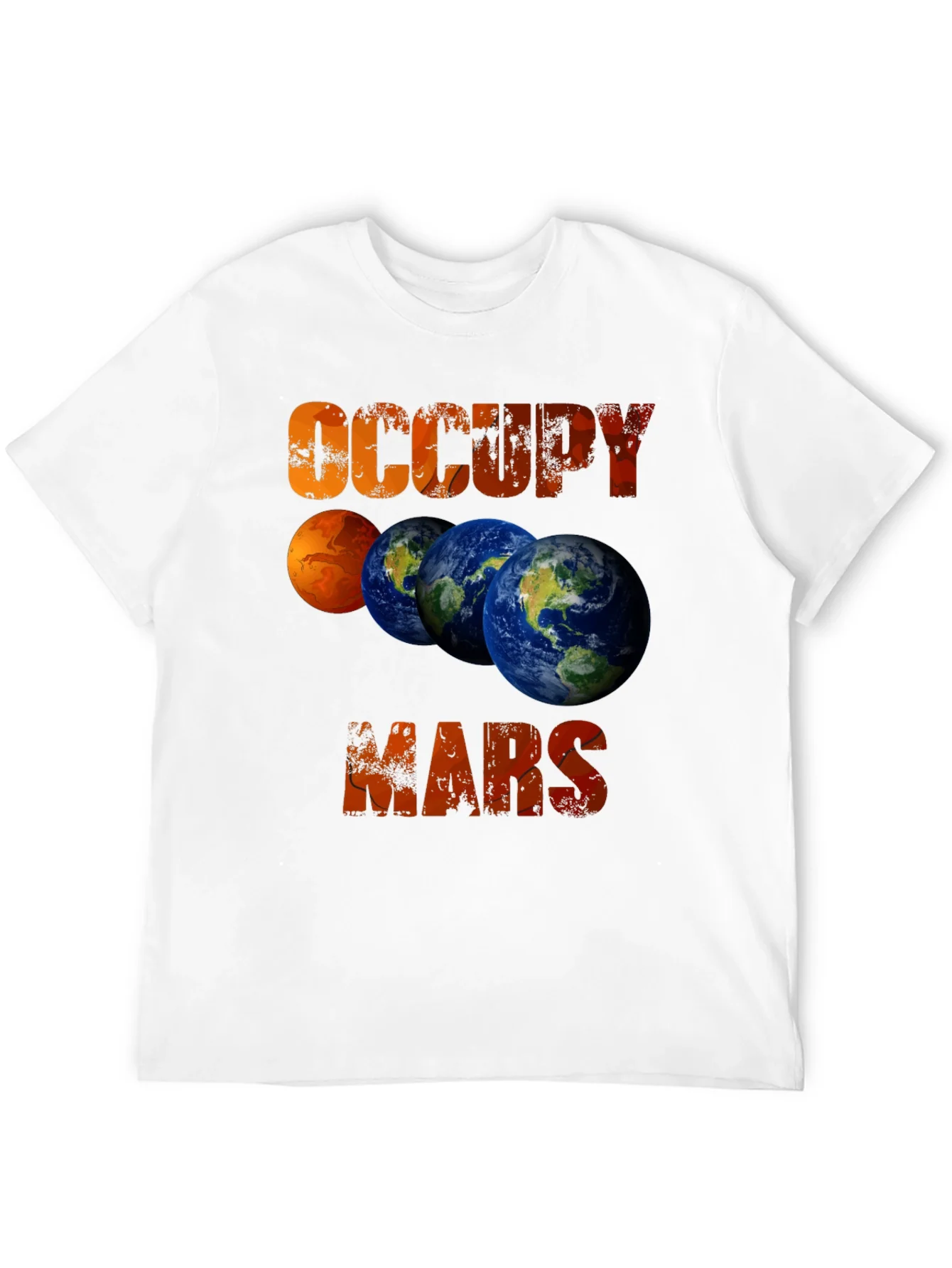 Occupy Mars T-Shirt - Planets & Space Design