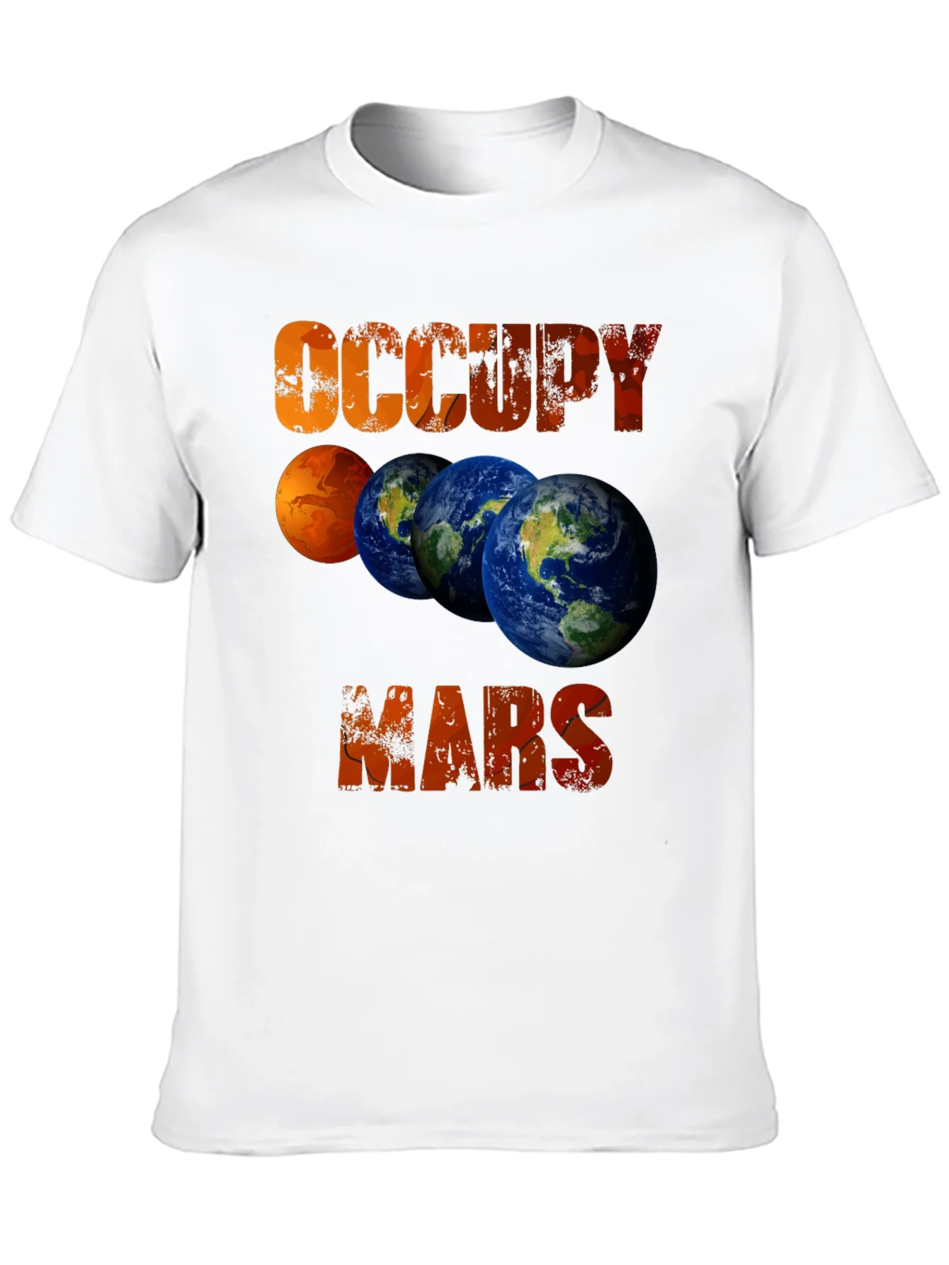 Occupy Mars T-Shirt - Planets & Space Design
