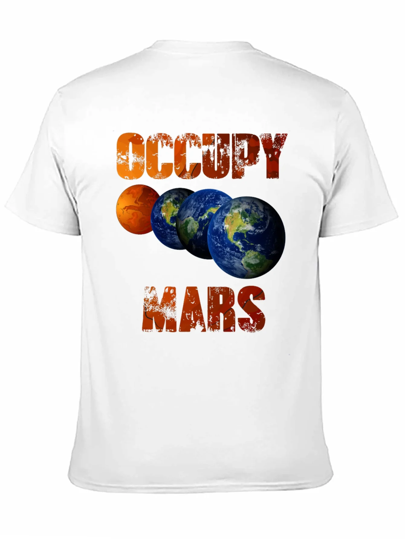 Occupy Mars T-Shirt - Planets & Space Design