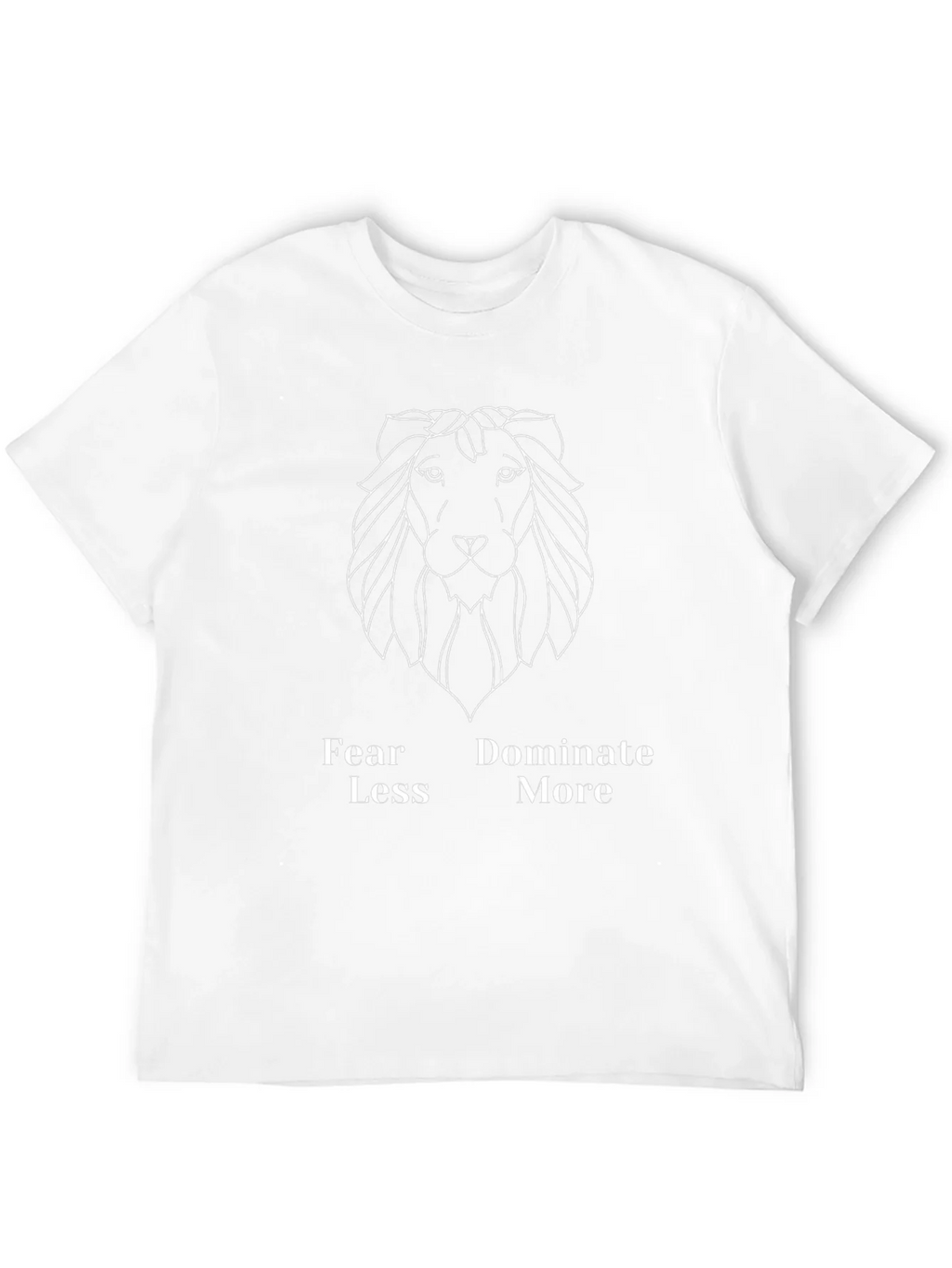 Fear Less Dominate More Graphic Tee - Black
