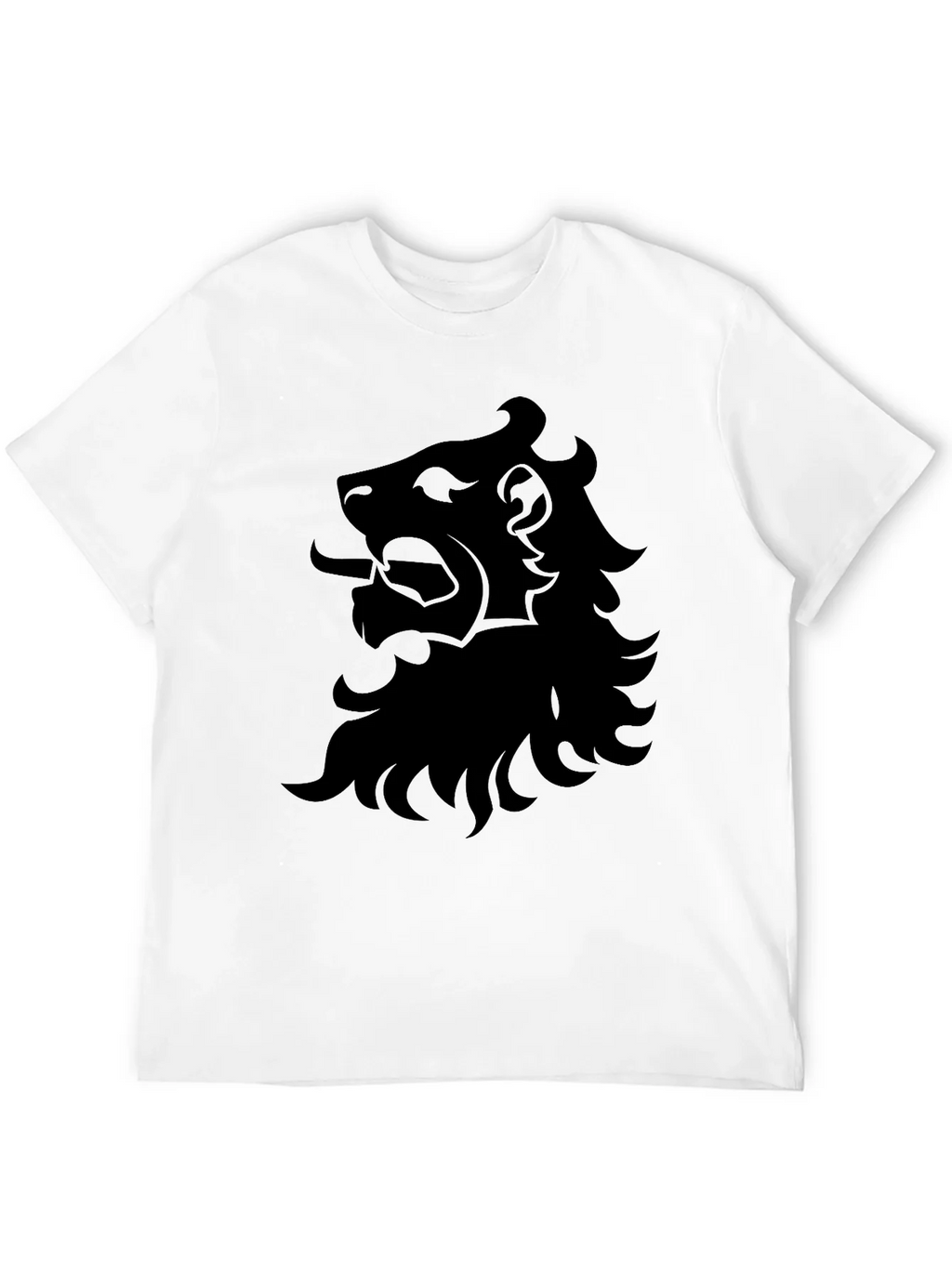 Black Lion Graphic T-Shirt - Bold Design
