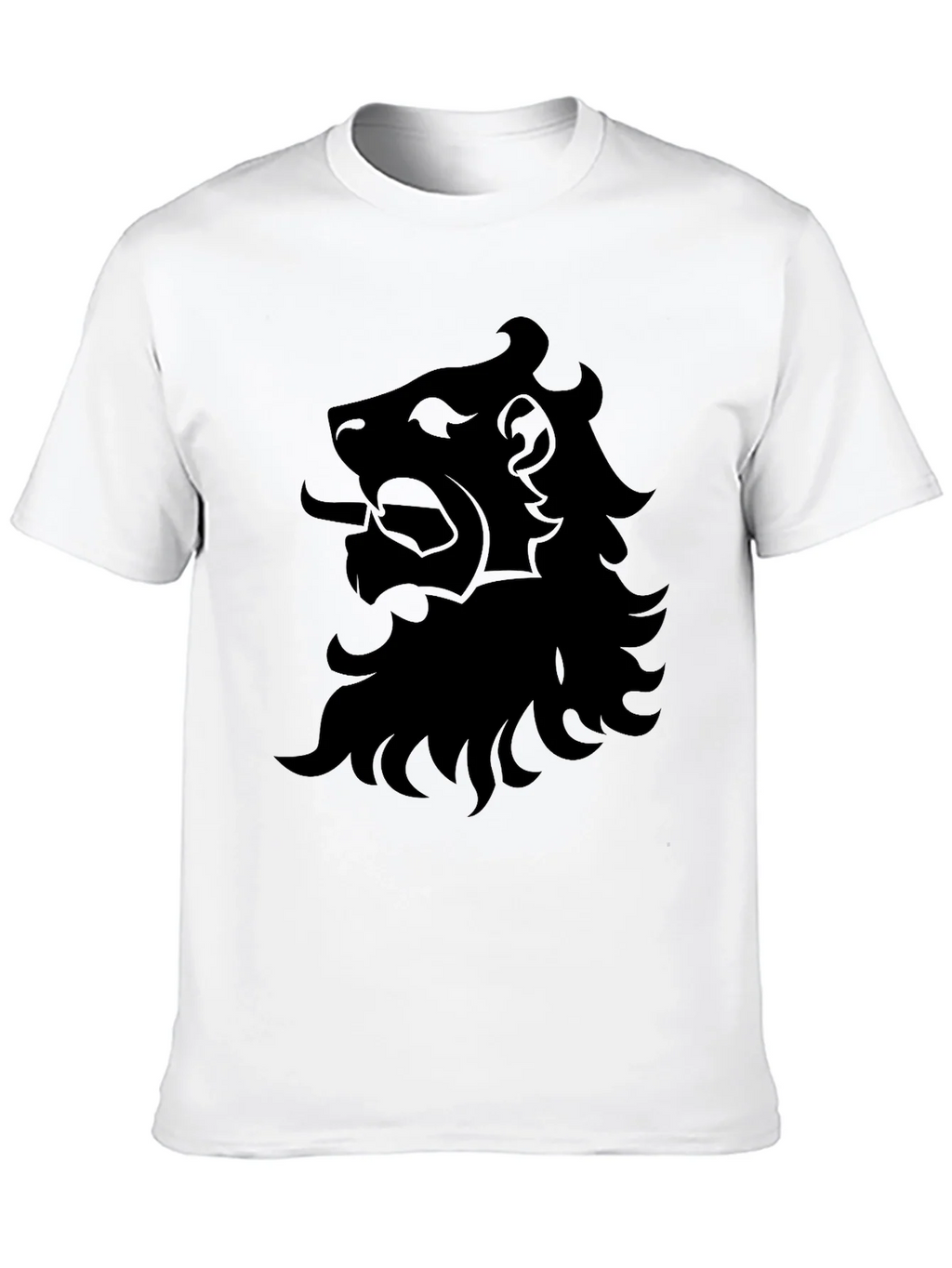 Black Lion Graphic T-Shirt - Bold Design