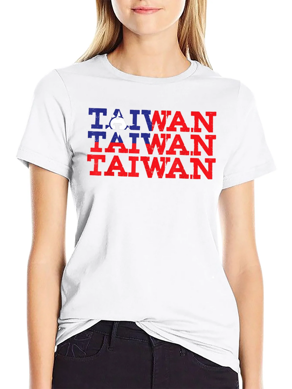 Taiwan Flag T-Shirt - Distressed Patriotic Tee